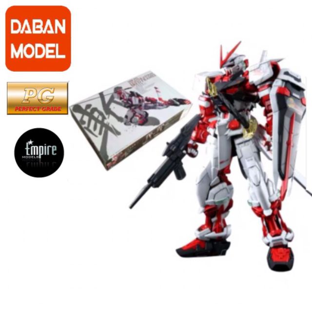 Ready Stock Daban Pg 1 60 Fighter Astray Red Frame Mbf P02 Gundam Free Water Decal Shopee Malaysia