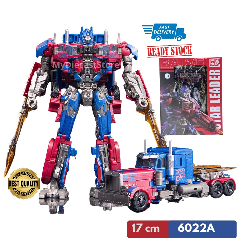6022A Transformer Optimus Prime The Last Knight Transformer Robot Toy BAIWEI Star Leader Studio Series Transformer