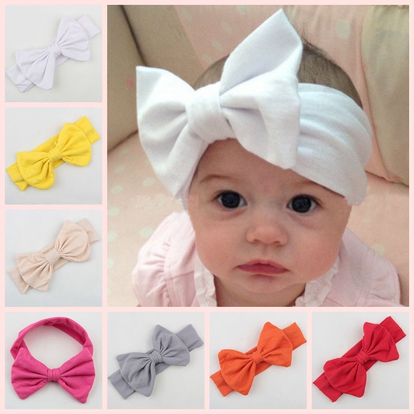 knot bow headband for baby girl