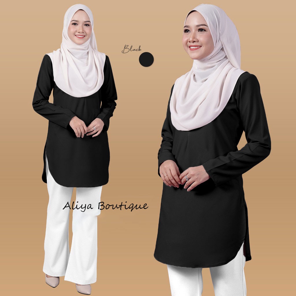 Muslimah Blosue Formal plain By AB Boutique