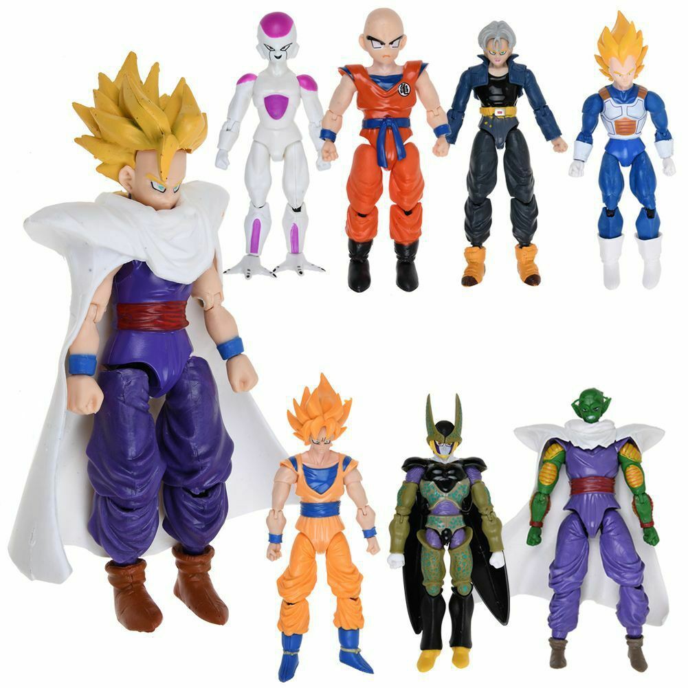 8pcs Set Dragonball Z Dragon Ball Dbz Joint Movable Action Figures Kids Toys New Toys Hobbies Fzgil Action Figures