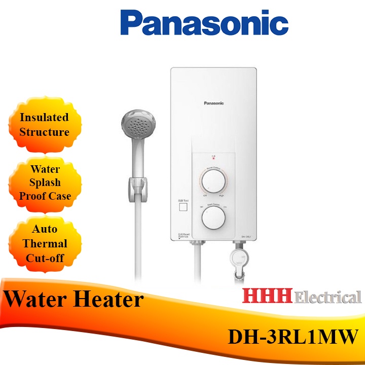 Panasonic Water Heater Non Pump Home Shower Pemanas Air Panasonic Mandi