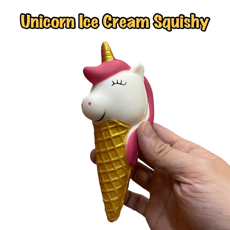 Unicorn 🦄 Ice cream 🍦 Squishy Toy - Mainan Lembut | Shopee Malaysia