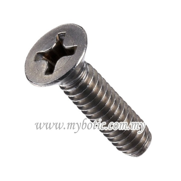 stainless steel flat head screws