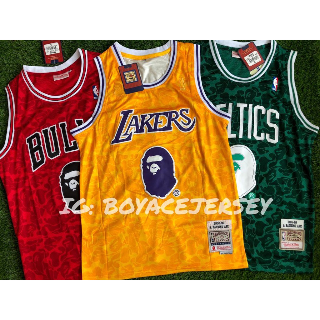 red and green basketball jersey