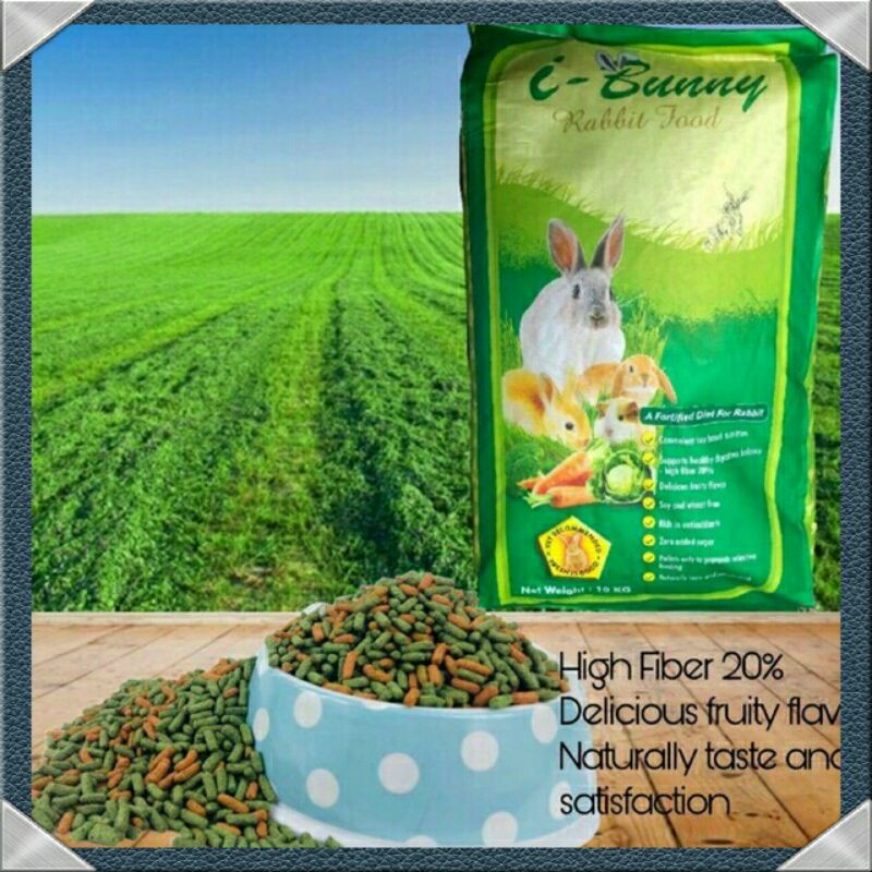 I bunny rabbit food - Repack 1kg