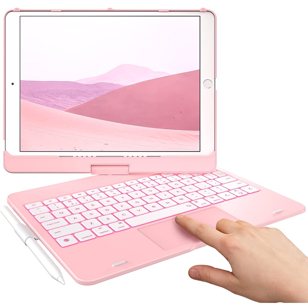 [Free Shipping] Typecase Touch Pink Keyboard Case with Trackpad for