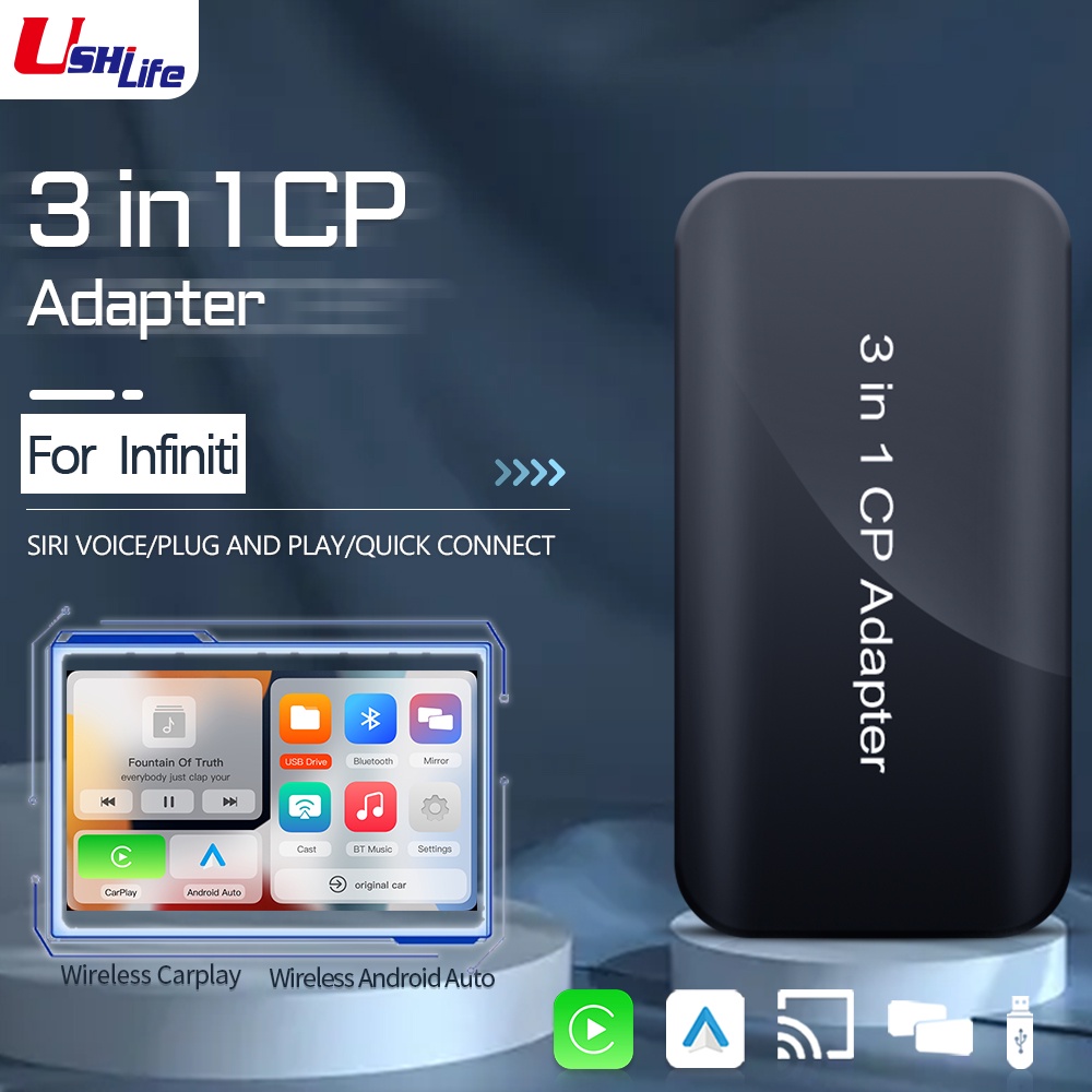 Wireless Carplay For Infiniti Q50 Q60 QX50 QX80 QX55 QX60 20202022