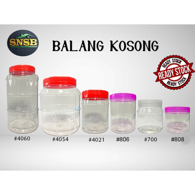 Saiz Balang Plastik Saiz Ukuran 2752