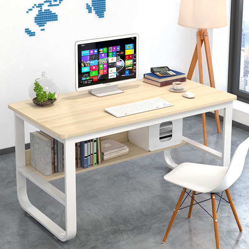 Home Office Desk Living Room Wood Table, Living Room Computer Desktop
