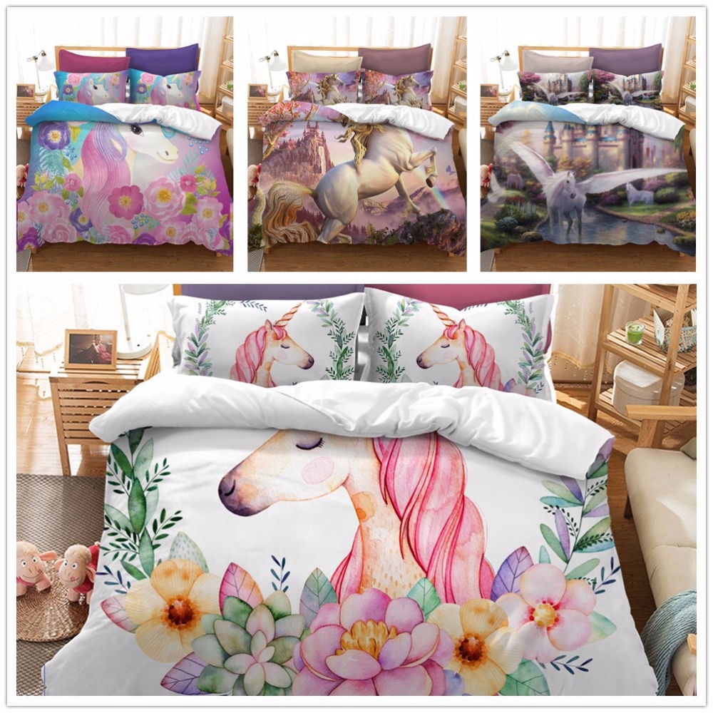 Au Eu Doubel Size Duvet Cover Set Pillow European Bed Set 2 3pcs