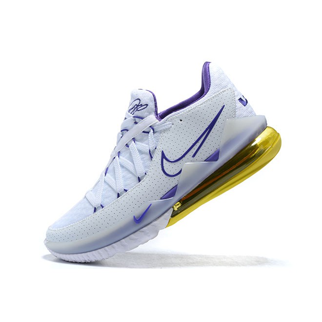 lebron 17 low white voltage purple