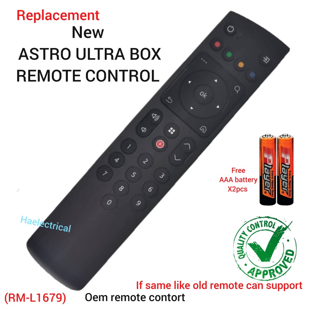 NEW ASTRO Ultra Box Remote Control RML1679 (HUAYU) Shopee Malaysia