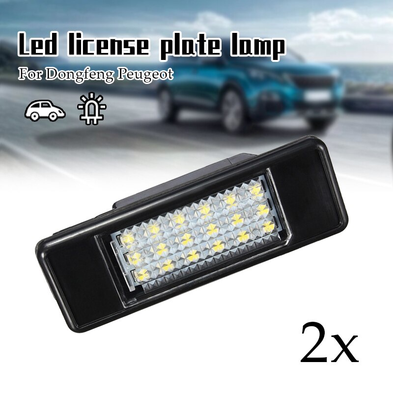 Have Premium 18 LED Car Rear SMD License Number Plate Light Lamp 6000K Peugeot 106 207 307 308 406 407 508 CITROEN C3... - Image 3