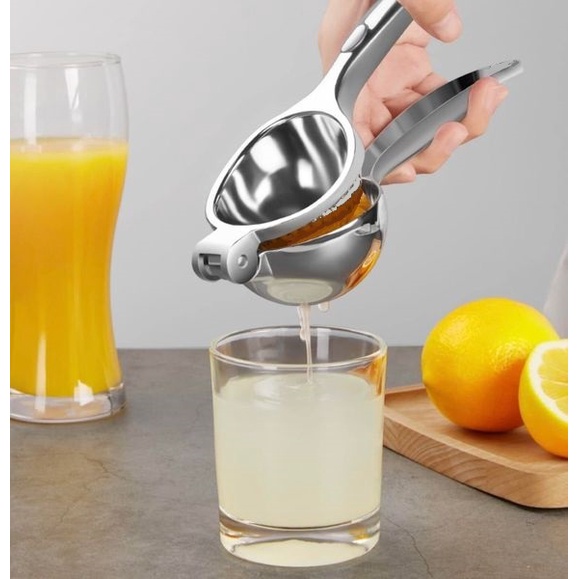 Fruits Squeezer Lemon Orange Manual Juice Hand Press Juicer Mesh Maker Perasan Jeruk Pemerah Limau Perah Penekan Buah