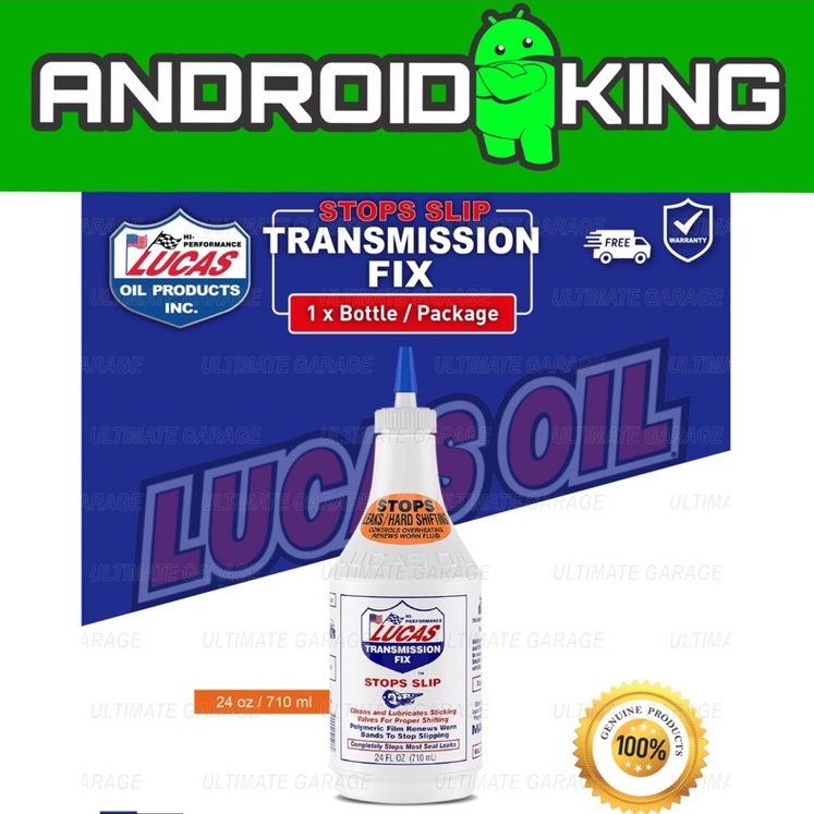 LUCAS Oil USA Transmission Fix Stop Slip Jerking Leaking Gearbox