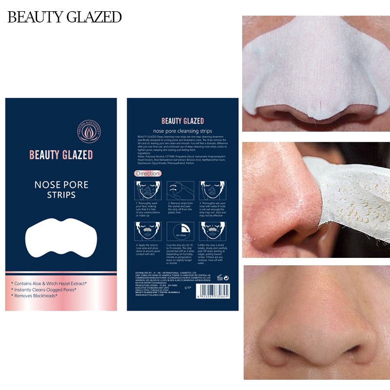 Beauty Glazed Deep Cleansing Blackhead Remove Penghilang Komedo Acne Treatment Mask Shopee Malaysia