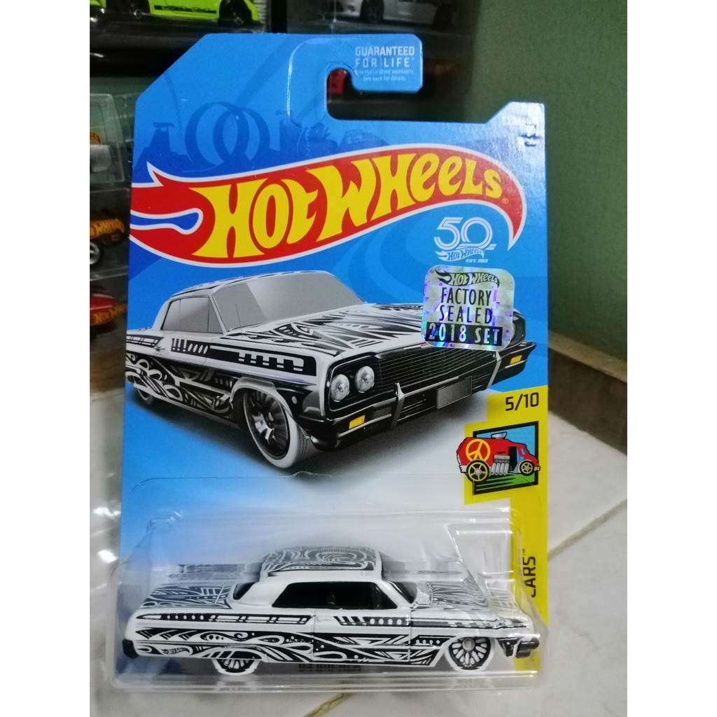 Hot Wheels '64 Impala 5/10 HW Art Cars 326/365 1:64 Scale