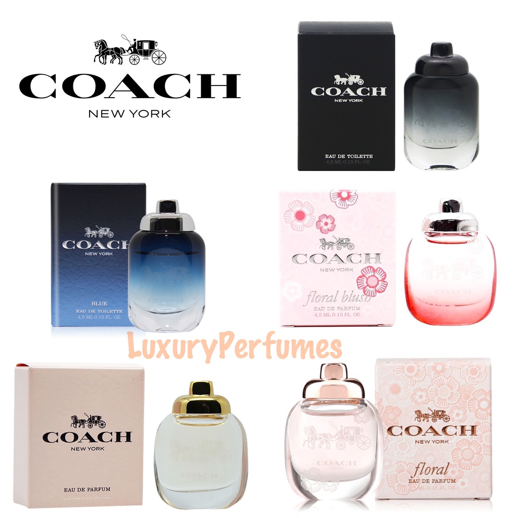 ORIGINAL Coach Edp / Floral / Dreams / Blush  Men & Women Miniature  Perfume | Shopee Malaysia