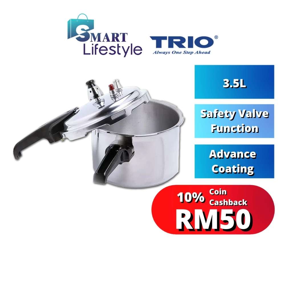 TRIO Pressure Cooker (3.5L) TPC-1835 / (9L) TPC-2690