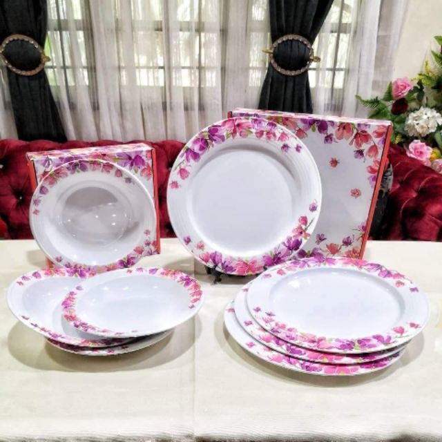 Garden Blooms Melamine Set Tupperware