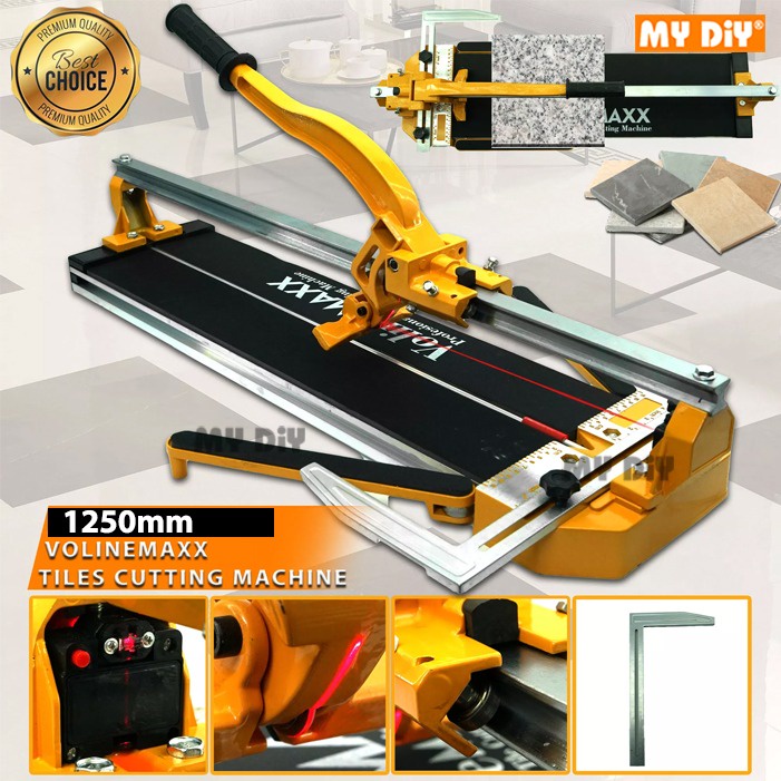 MYDIYHOMEDEPOT - 1250MM VOLINEMAXX TILE CUTTER SINGLE RAIL TILE CUTTING ...