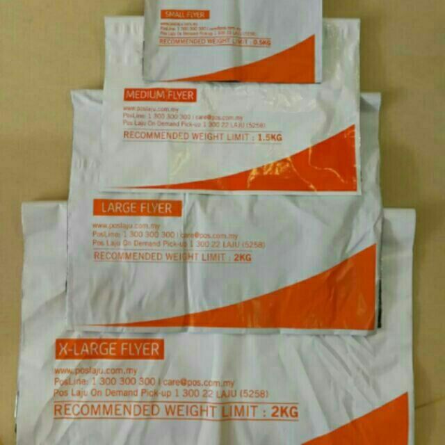 50pcs S M L Xl Poslaju Courier Parcel Flyers Shopee Malaysia