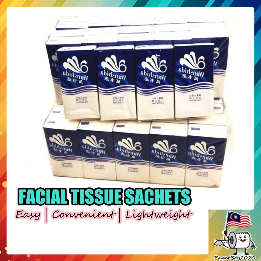 🇲🇾Ready Stock🇲🇾10-in-1 Premium Pack🇲🇾3-ply Pocket Tissue/Napkins/Facial ...