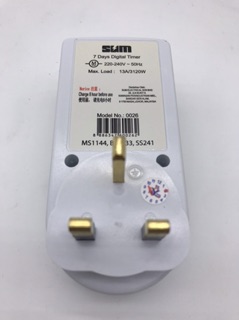 SUM 0026 24H Digital Timer 3 PIN Plug / Plug-in Timer (SIRIM) | Shopee