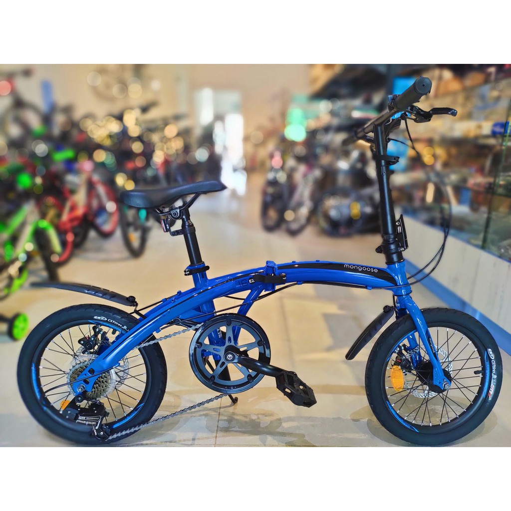mongoose folding bike 16