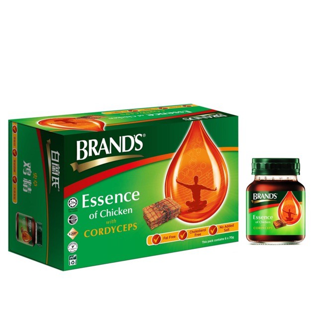 BRAND S Essence Of Chicken Pati Ayam With Cordyceps 12 s X 70g 