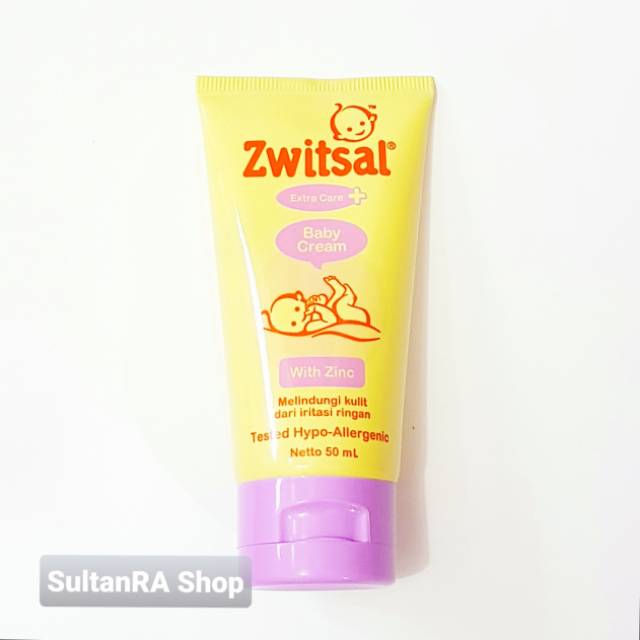 Zwitsal Baby Cream 50ml Extra Care + With Zinc / Baby Cream Protects Baby's from irritation |