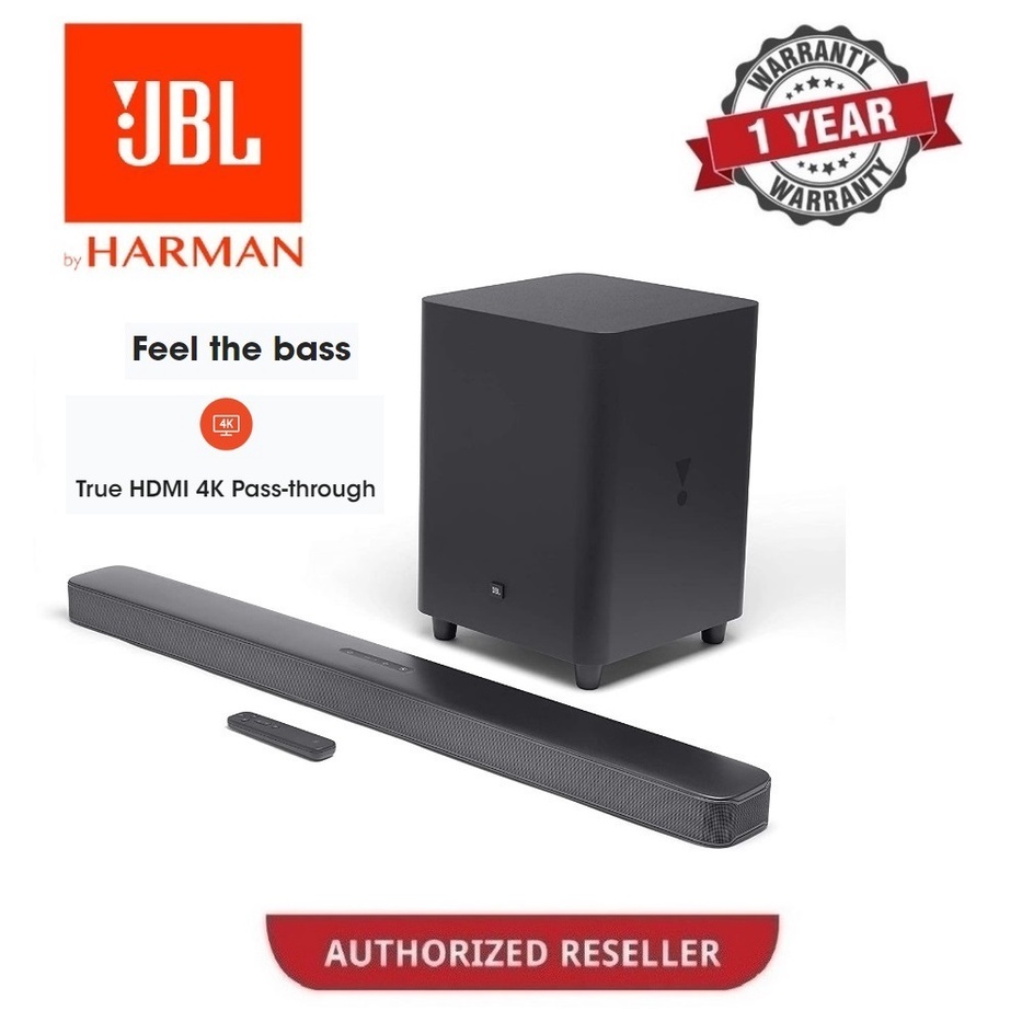 JBL Bar 5.1 Immersive Surround 5.1 channel soundbar with MultiBeam Sound Technology (Original JBL Malaysia)