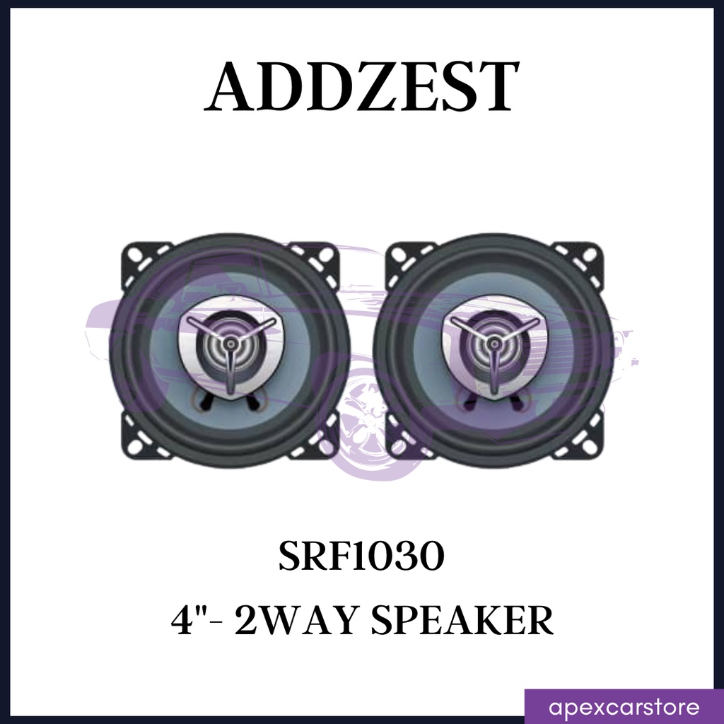 Addzest Japan 4Inch 2Way Speaker Shopee Malaysia