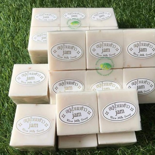 🔥READY STOCK🔥 Rice Milk Soap Gluto + Collagen (made in Thailand) 泰国米皂 jam rice soap Shopee
