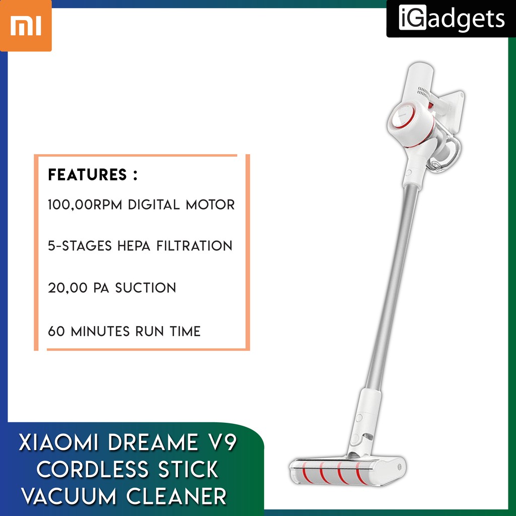 Xiaomi Dreame V9 Cordless Stick Vacuum Cleaner Shopee Malaysia