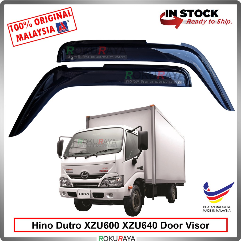 Hino Dutro 300Series XZU 600 640 AG Door Visor (Big 12cm Width