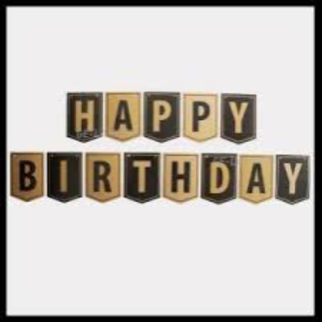 Black Gold Birthday Banner | Shopee Malaysia