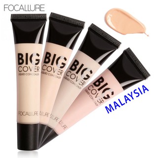 🇲🇾 FOCALLURE Cream Concealer Face Contour Perfect Big Cover Liquid