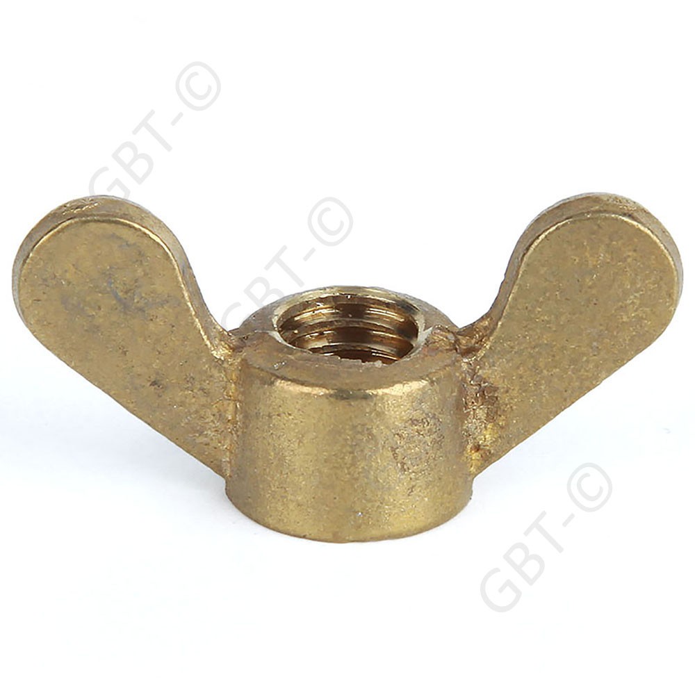 Solid Brass Wing Nut wingnut butterfly thumb copper nuts M4 M5 M6 M8 M10 M12 