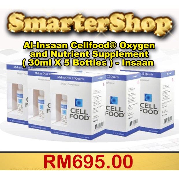 al insaan cellfooda oxygen and nutrient supplement 30ml x 5 al insaan cellfooda oxygen and nutrient supplement 30ml x 5 bottles insaan shopee malaysia