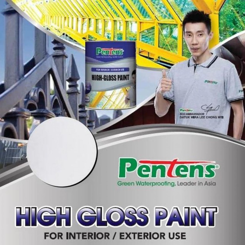 PENTENS HIGH GLOSS PAINT (5 LITER) | Shopee Malaysia