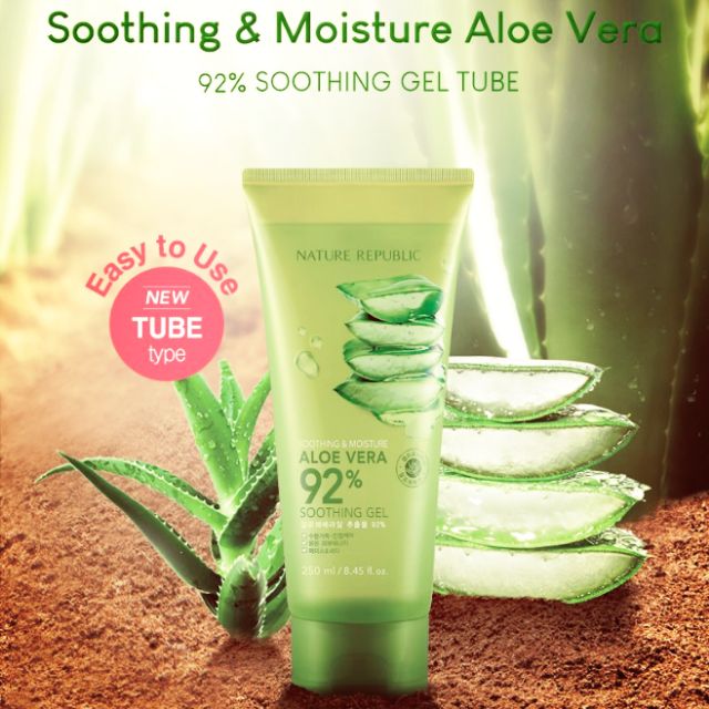 nature republic aloe vera gel tube