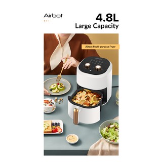 Airbot AF480 3D Air Fryer Cooker Electric Fryer Air Frier 360 Smart Oven Non Stick Fry Roast Grill Bake Machine #2