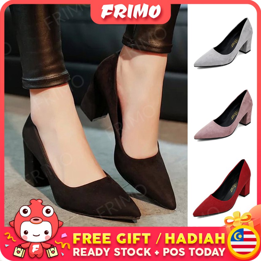 READY STOCKFRIMO Yofo Cover Heels Wedges Shoes  HighHeel 