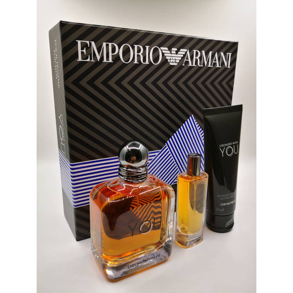 emporio armani stronger with you set