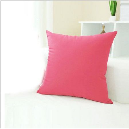 Suede Nap Cushion Cover Sofa Throw Pillow Case Home Decor Solid 20Colors Fashion