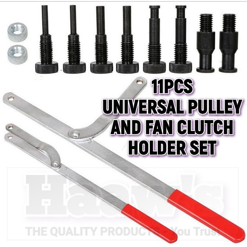 11PCS UNIVERSAL PULLEY AND FAN CLUTCH HOLDER SET FORCE BRAND No