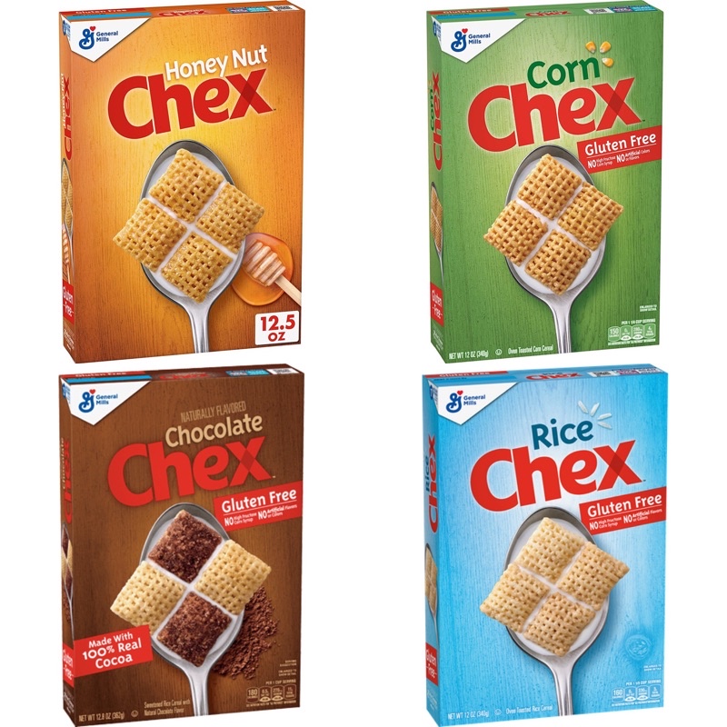 General Mills Corn Chex Cereal 340g /Rice Chex 340g/Chocolate Chex 362g/Honey Nut Chex 354g/Wheat Chex 396g