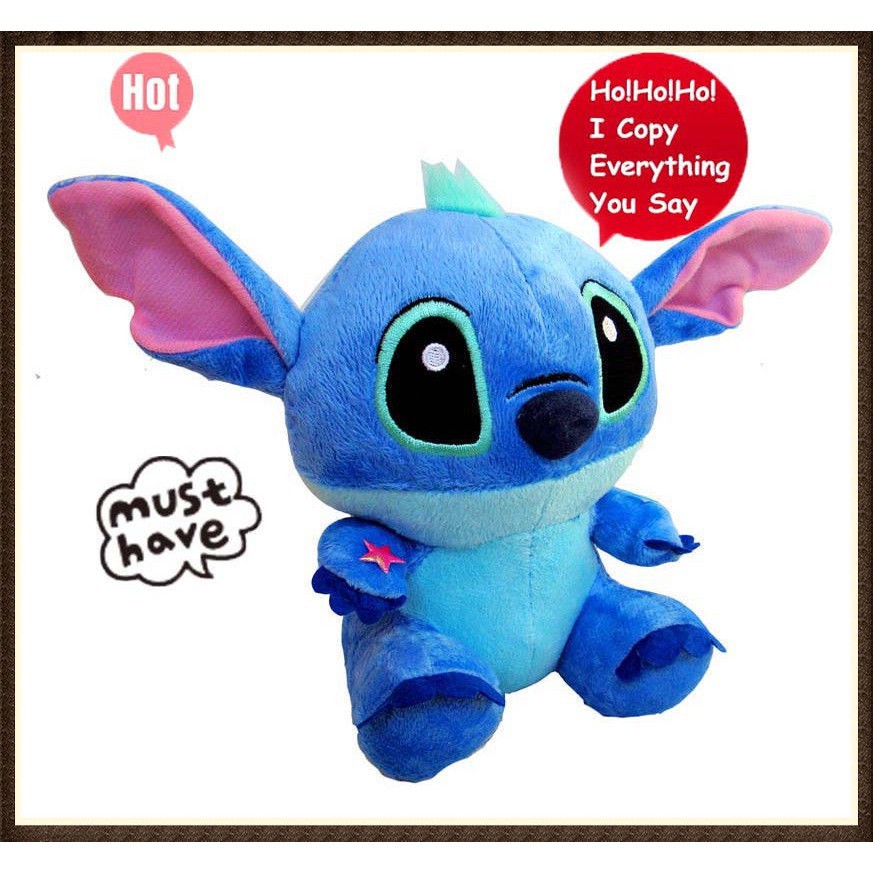 talking stitch plush